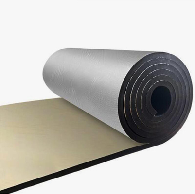 Ελαστομερή φύλλα από αφρό καουτσούκ PVC NBR, αυτοκόλλητα, καλυμμένα με φύλλο αλουμινίου