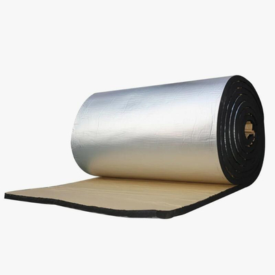 Ελαστομερή φύλλα από αφρό καουτσούκ PVC NBR, αυτοκόλλητα, καλυμμένα με φύλλο αλουμινίου
