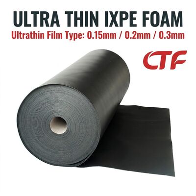 Πενιχρό IXPE Foam Roll 0,15 mm 0,2 mm 0,3 mm Γκαμικά Υποστηριζόμενο Αδιάβροχο Σφραγίδιο Μόνωσης για Χρήση Τεμπών και Ηλεκτρονικής Βιομηχανίας