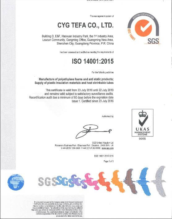 Διασταυρωμένο Κλειστό Κελί Πολυολεφίνης Φόμις XPE / IXPE Θερμική Απομόνωση φύλλο για την Κατασκευή & HVAC 23